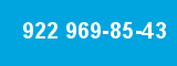 922 969-85-43